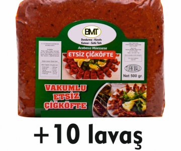 Vakumlu Çiğköfte (1KG) + 10 Lavaş